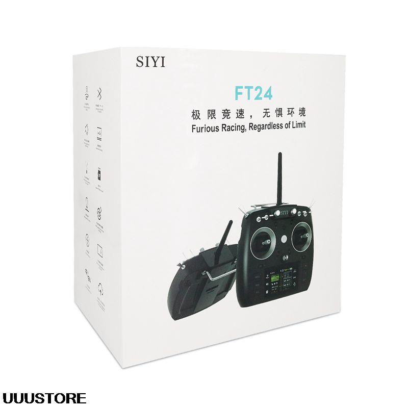 SIYI FT24 Transmitter - 2.4G 12CH 15Km Radio Transmitter Remote Controller with OTA Mini Receiver for TBS Crossfire/ Frsky R9M FPV Drones - RCDrone