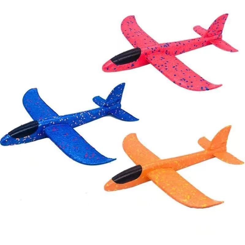 DIY Planes 37/48 CM Hand Throw Airplane EPP Foam Launch Fly Glider Model Aircraft Outdoor Fun Toys for Children Party Game Gifts - RCDrone