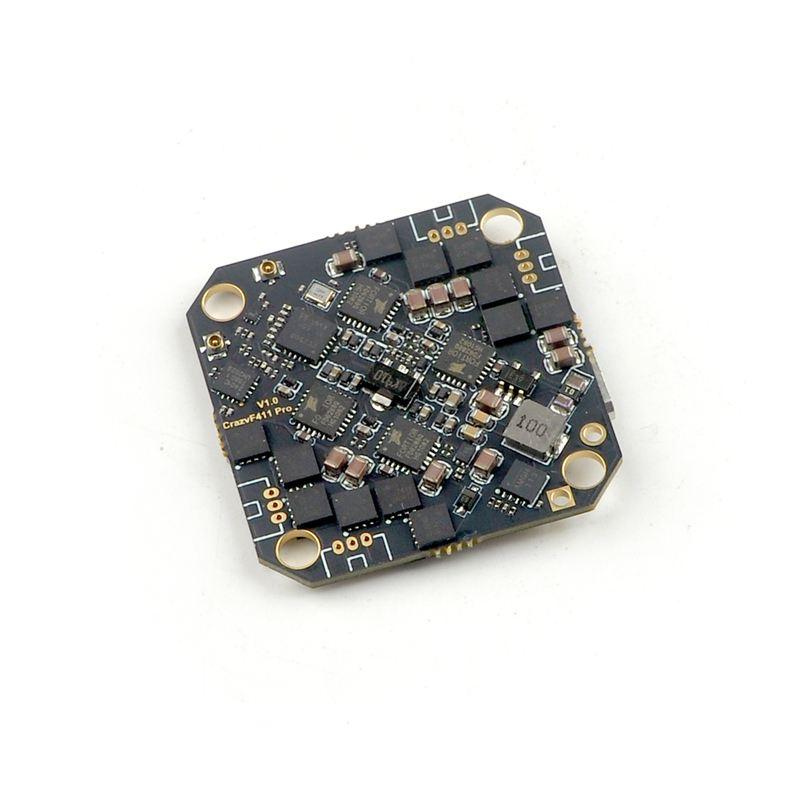 Happymodel CrazyF411 AIO - F4 2-4S Flight Controller w/ Frsky Receiver & Built-in 20A BL_S ESC for RC FPV Racing Drone Toothpick - RCDrone