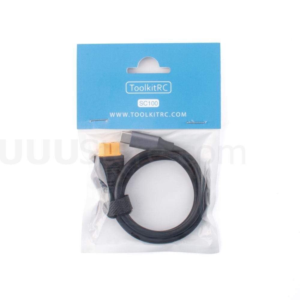 Toolkitrc SC100 Type-C to XT60 Charging Cable for toolkitrc M7 M6 M6D M8S Charger - RCDrone