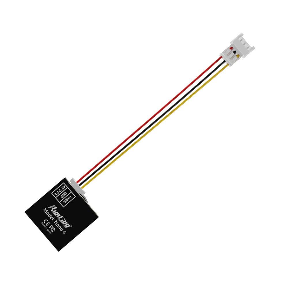 RunCam Nano4 1/3” 800TVL CMOS FPV Camera Tiny whoop Camera Nano Size 14*14 - RCDrone