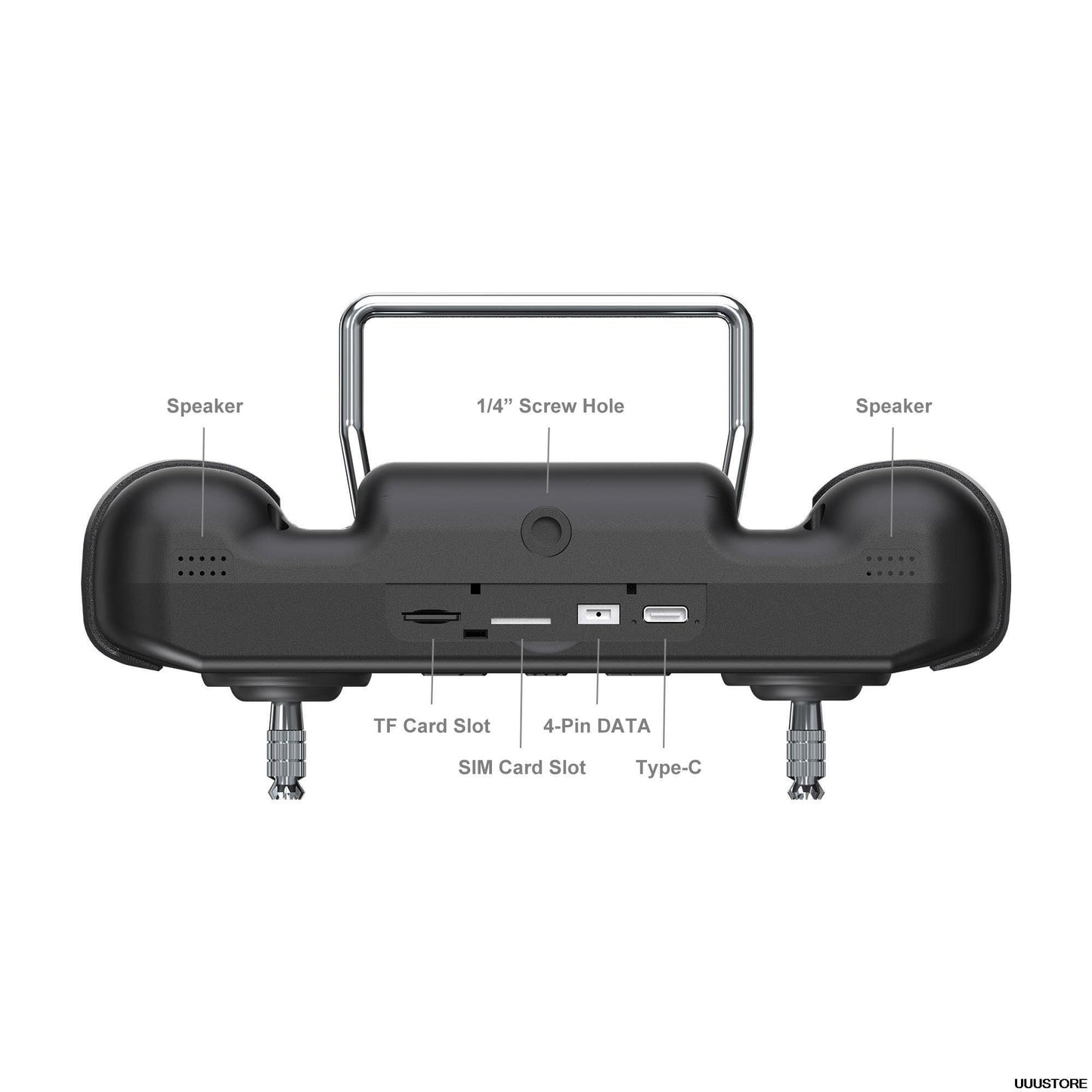 SIYI MK15E Transmitter - Mini HD Handheld Radio System Transmitter FPV Remote Control 5.5-Inch Monitor 1080p 60fps 180ms FPV Japan MIC Certified - RCDrone