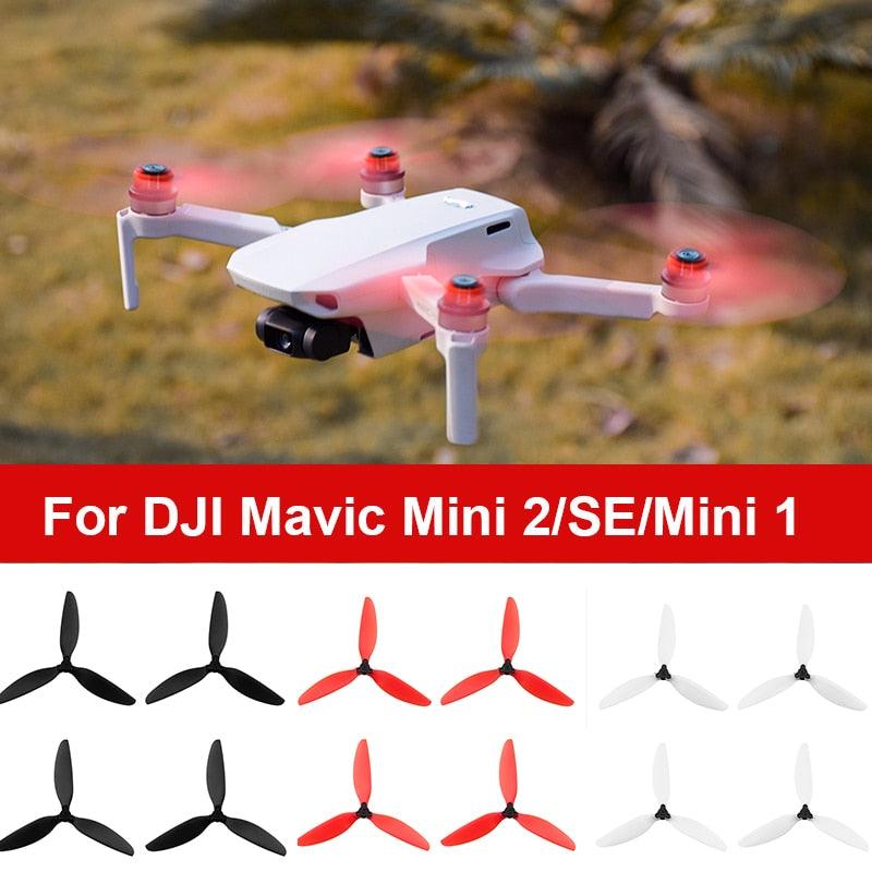 4 Hélices Montage Rapide pour DJI Mavic Mini 1 / Mini 2 / Mini 2 SE - NOIR  - Maison Du Drone