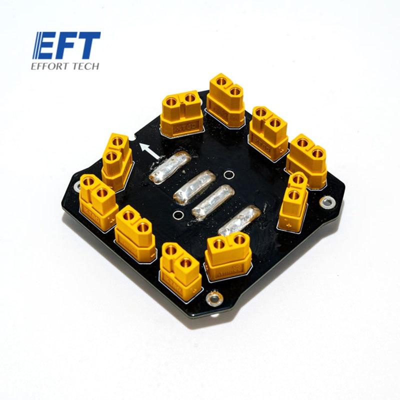 EFT Power Distribution Board - 4-axis 6-axis PDB Suitable for E410P E416P E610P E616P AS150U Male Power Cord EFT Agricultural Drone Accessories - RCDrone