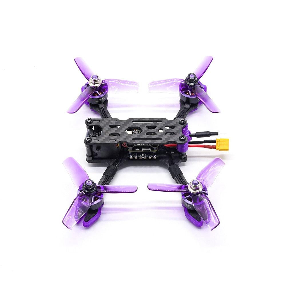 TCMMRC Night Phoenix - 3inch Fpv Racing Drone 1607-2800kv F411 flight control 20a 4IN1ESC xf5805 quadcopter with camera MINI Drone - RCDrone