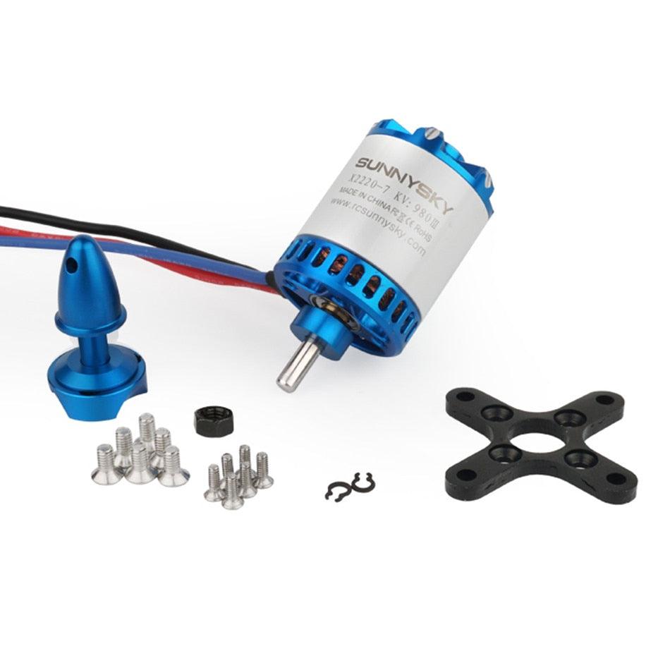 Moteur Brushless X2216 Outrunner 880KV à 2400KV Pour Avion RC - Puissant Et Léger