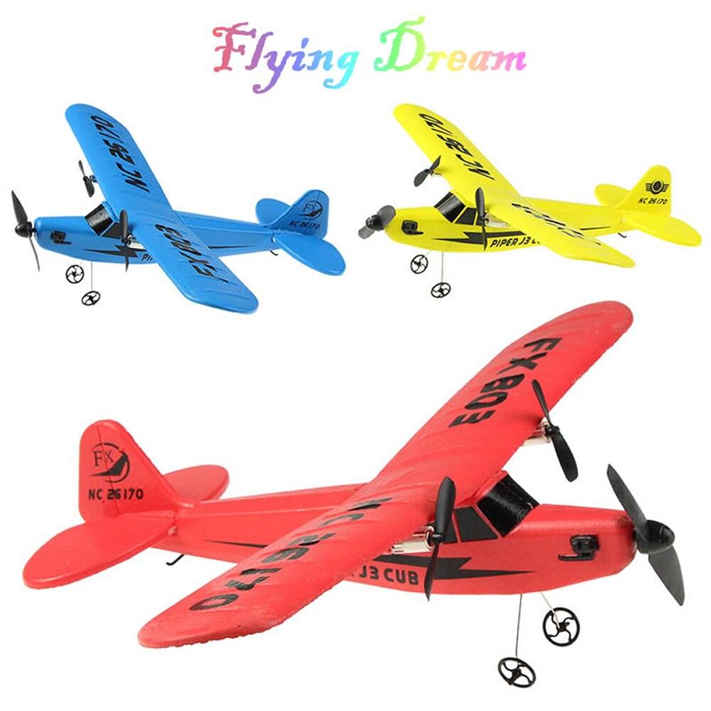 RC Electric Airplane Remote Control Plane RTF Kit EPP Foam 2.4G Controller 150 Meters Flying Distance Aircraft Global Hot Toy - RCDrone