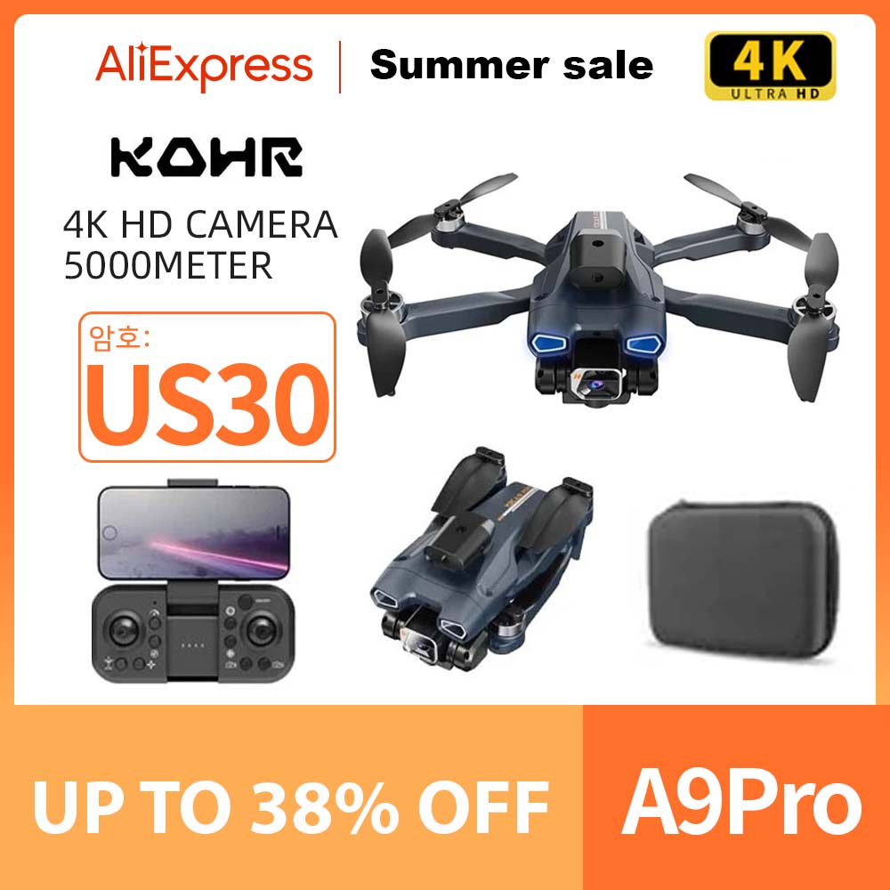 Drone with Camera for Adults,2.4G WIFI FPV Drone With 4K Camera For Adults,  RC Quadcopter With Auto Return, Follow Me, Brushless Motor, Circle Fly,  Route Fly, Altitude Hold, Headless Mode 