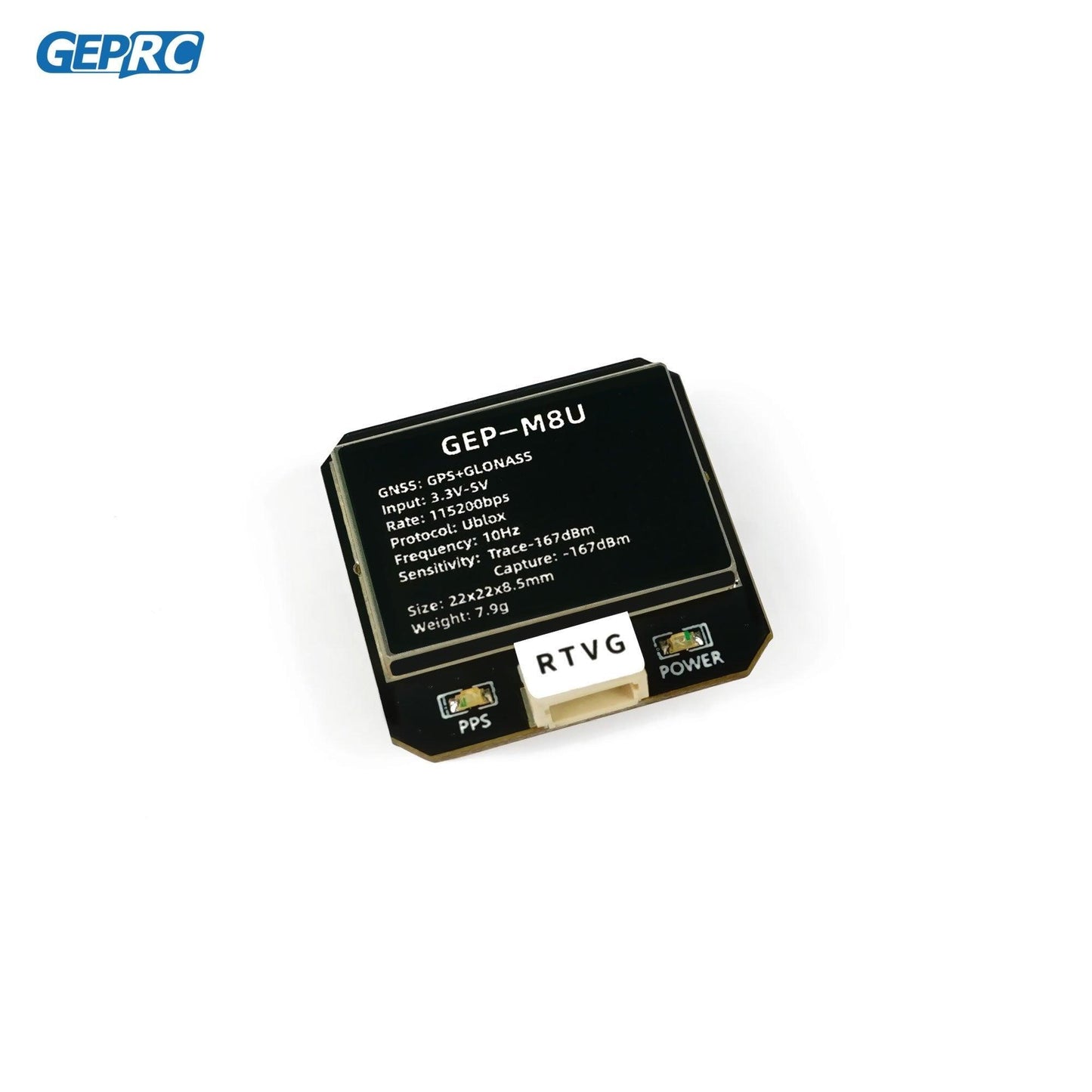 GEPRC GEP-M8U GPS Module - Integrate BDS GLONASS Module SH1.0-4Pin and Farad Capacitor for FPV Drone - RCDrone