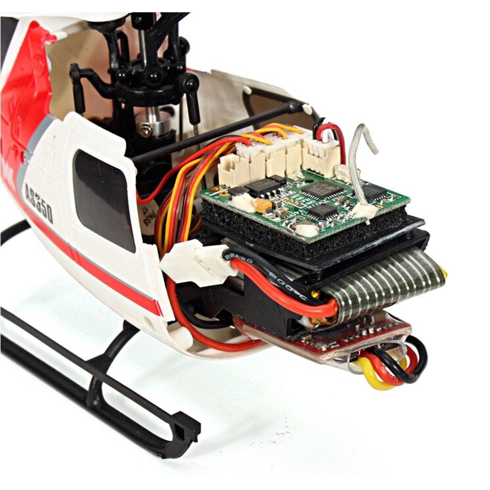 WLtoys XK K123 RC Helicopter - Mini Simulator AS350 RTF 2.4G 6CH 3D 6G 6-Axis Modes Brushless Motor RC Quadcopter Drone Toys for Boys - RCDrone