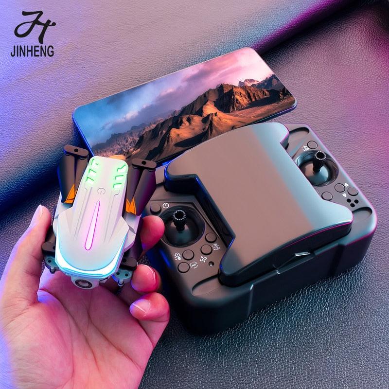 K109 Mini Drone - 2023 New Breathing Light 4K Dual HD Camera Automatic ...