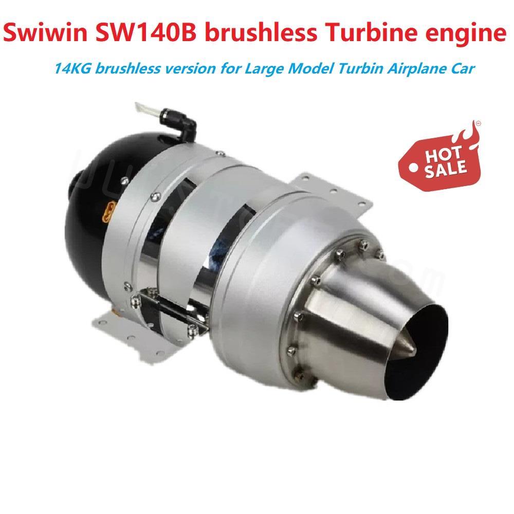 Swiwin SW140B brushless Turbine engine jet turbojet 14KG brushless version for RC Large Model Turbin Airplane Car Motorcycle - RCDrone