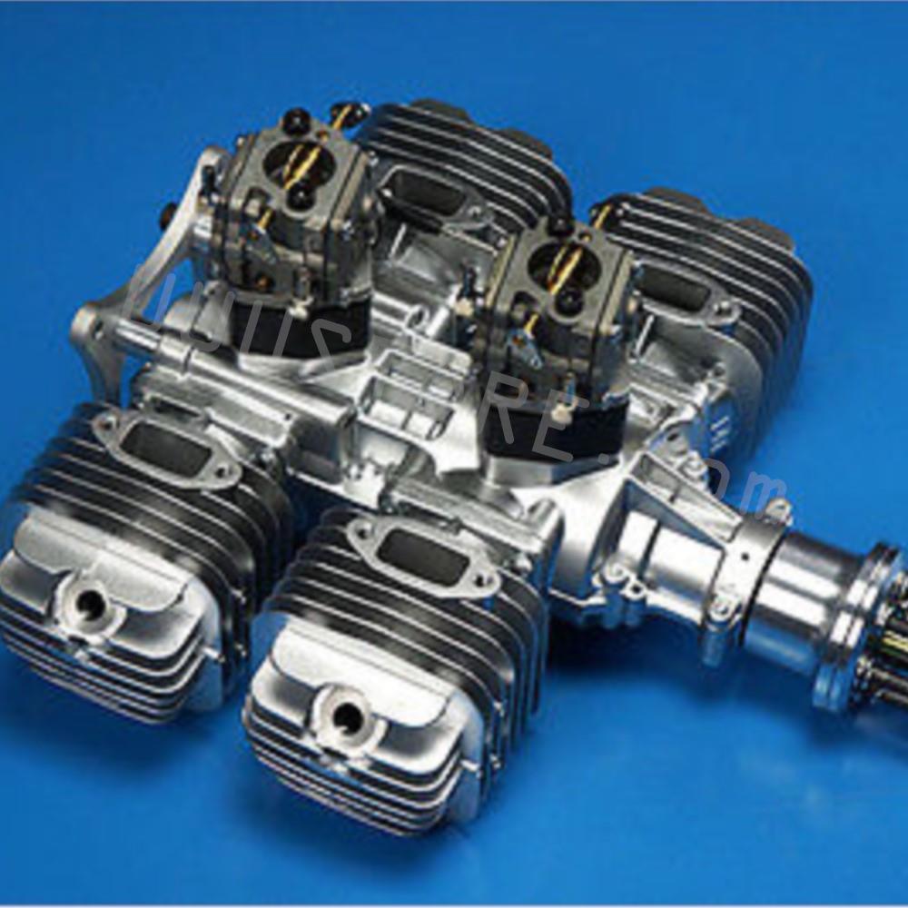 DLE 220CC DLE222 Gasoline Engine W/Electronic Igniton &Muffler For RC Airplane 4.8V-8.4V Newest Version - RCDrone