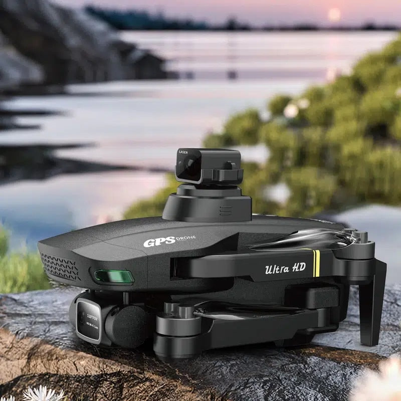 GD93 Pro Max Drone - GPS Foldable Drone With ESC Camera And Brushless Motors,LED Screen, Optical Flow Positioning, Brushless Motor, Trajectory Fight, - RCDrone