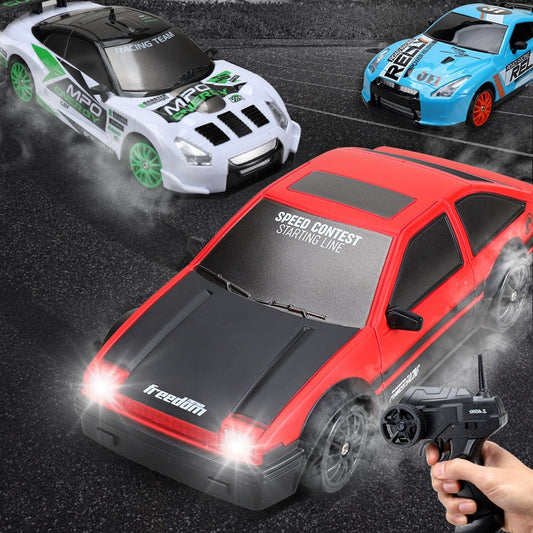 2.4G Drift Rc Car - 4WD RC Drift Car Toy Remote Control GTR Model AE86 Vehicle Car RC Racing Car Toy for Children Christmas Gifts