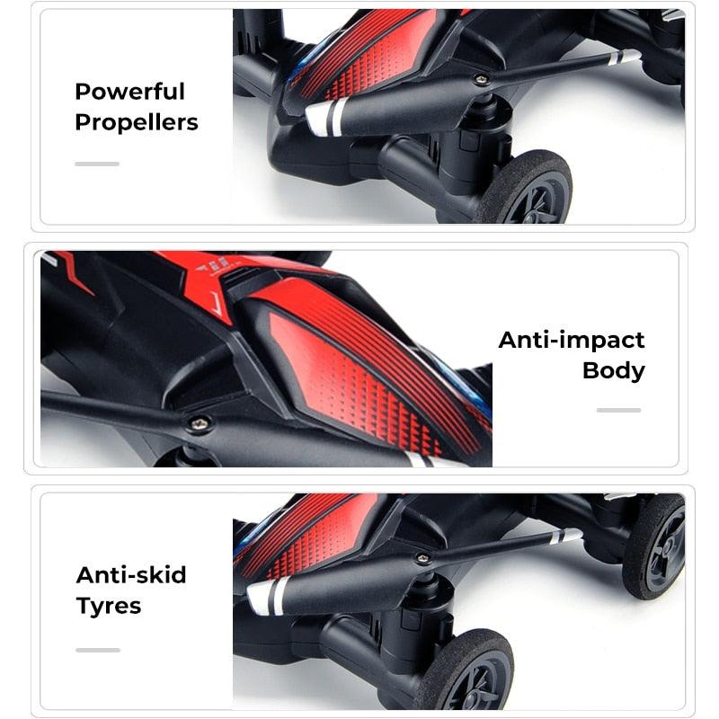 JJRC H103 Airplane - Land-Air Remote Control Airplane RC Car 4 Axis Headless Mini RC Quadcopter Drone Toy Altitude Hold 360 Degree Flip - RCDrone