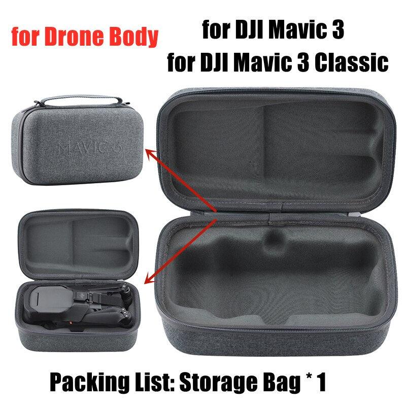 Protable Storage Bag for DJI Mavic 3 Drone Body Contoller Carrying Case Handbag Travel Protector for Mavic 3 Drone Accessories - RCDrone