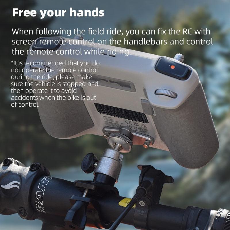 Bicycle Bracket Holder Clip For DJI Mini 3 Pro Remote Controller Monitor Clamp Fixation Stand for DJI RC Drone Accessories - RCDrone