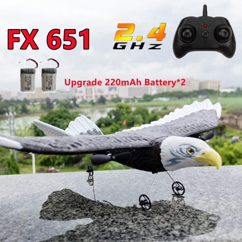 RC Plane Wingspan Eagle Bionic Aircraft Fighter Radio Control Remote Control Hobby Glider Airplane Foam Boys Toys for Children - RCDrone