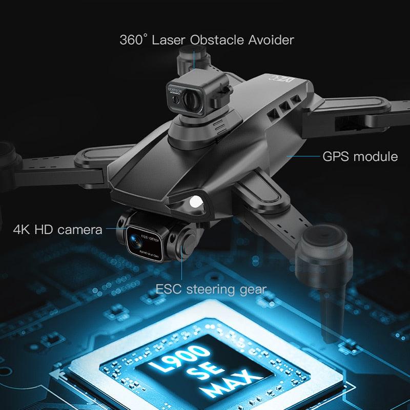 L900 Pro SE MAX Drone - 4K HD Professional With Camera 5G WIFI 360 Obstacle Avoidance FPV Brushless Motor RC Quadcopter Mini Dron Professional Camera Drone - RCDrone