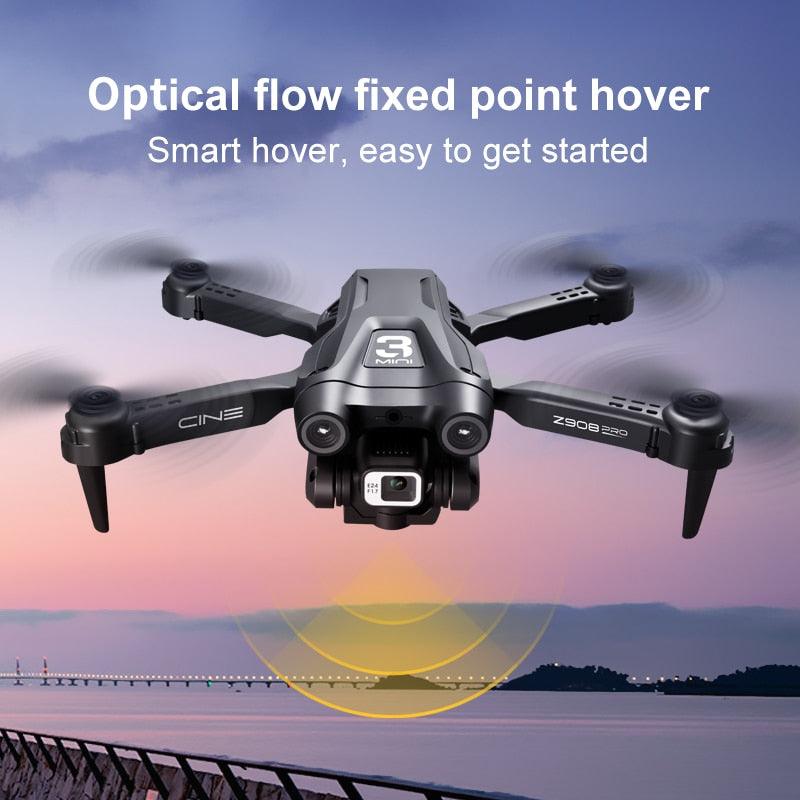 QJ Z908 Drone - Mini Dual4K ESC WIFI FPV Obstacle Avoidance Low Battery Alarm Four-Axis Folding Remote Control Helicopter Toys - RCDrone