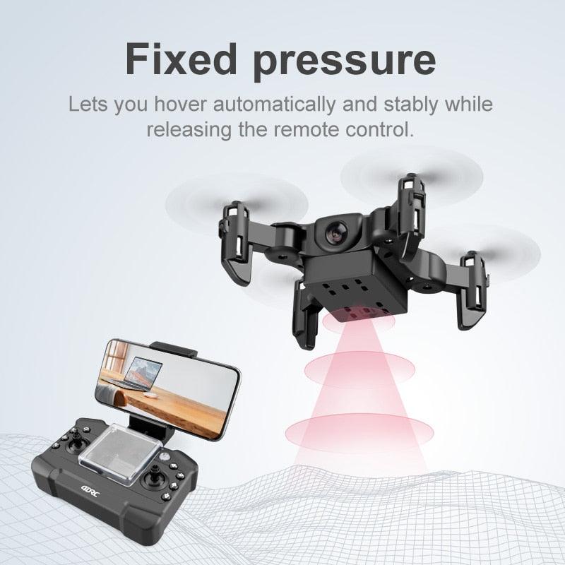 V2 Mini Drone - 4K 1080P HD Camera WiFi Fpv Air Pressure Altitude Hold Professional Foldable Quadcopter RC Drone Kid Toys GIft - RCDrone