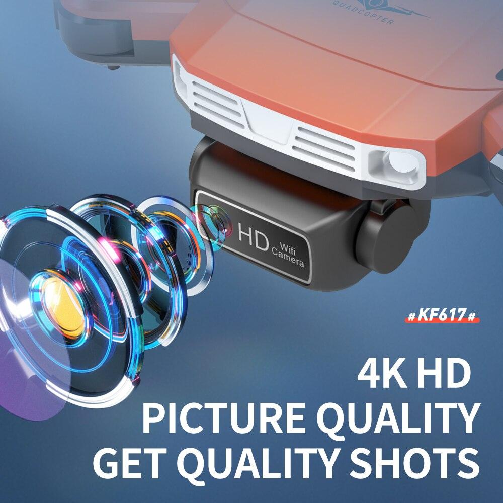 KF617 Drone - 4K Profesional 2.4G WiFi HD Dual Camera With Obstacle Avoidance Foldable Quadcopter RC Helicopter Toys - RCDrone