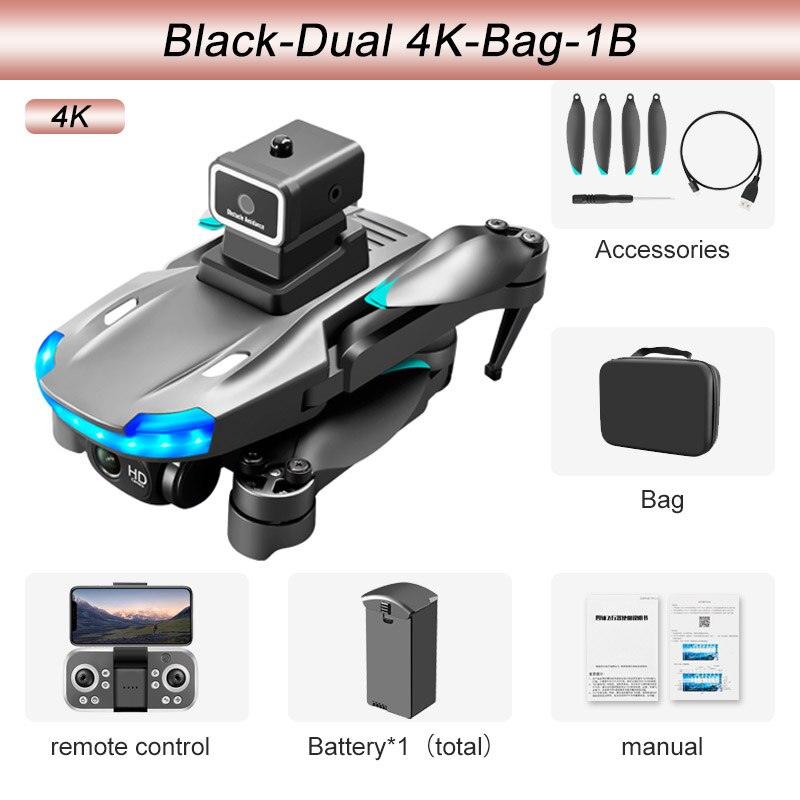 KBDFA S138 Drone - 8K Dual Camera Drone Foldable Optical Flow Rcfpv Aerial Photography Brushless Quadcopter Children's Toy Drone Gift - RCDrone