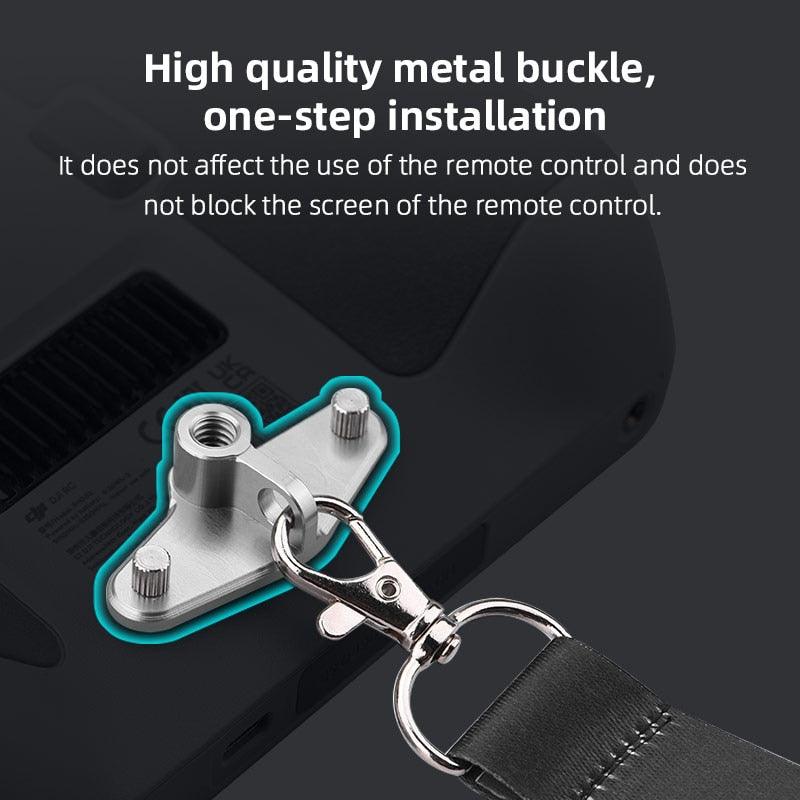 Lanyard Neck Strap for DJI Mini 3 Pro - Smart Remote Controller/DJI RC Buckle with 1/4" Screw Port for Bicycle/Stand Accessories - RCDrone