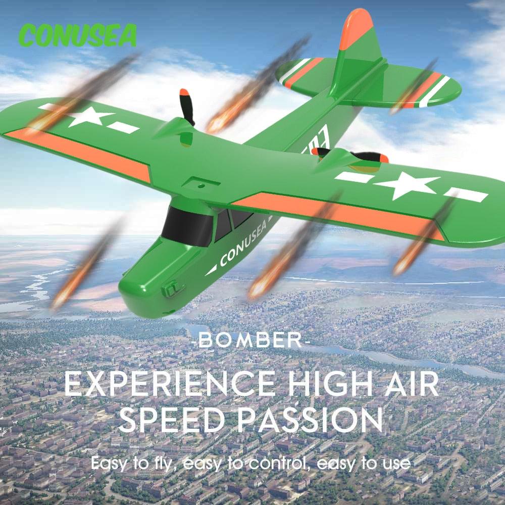TY8 RC Airplane - Electric Fixed Wing Fight Remote Control Fall Resistant Glider Aircraft Toy for Kids Children Plane Gift - RCDrone