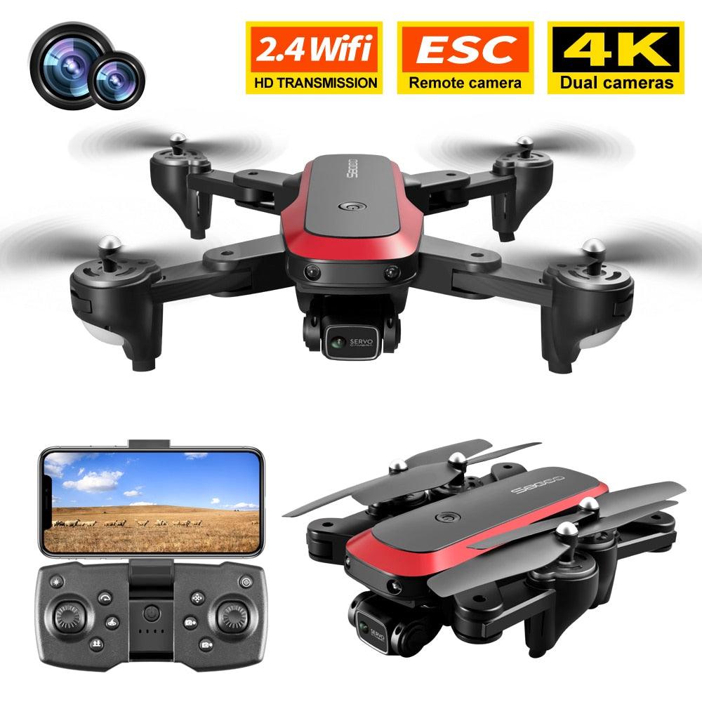 Drone S8000 - 2023 NEW Drone 4K HD Dual Lens With Optical Flow Obstacle Avoidance Photography Helicopter RC Mini Plane Toys Battery - RCDrone