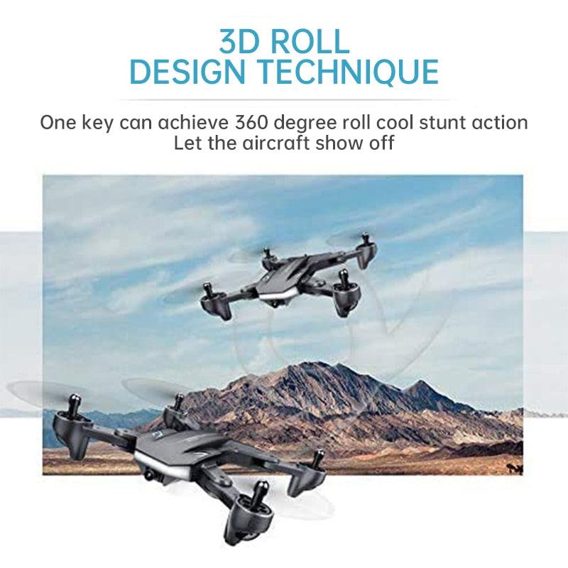 Visuo XS816 RC Drone - 50 Times Zoom 4K Dual Camera WiFi FPV Optical Flow Quadcopter Foldable Dron - RCDrone