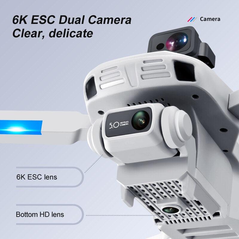 F8S Drone - GPS 8K HD Professional Dual Camera Distance 2000M 5G Wifi FPV Brushless Motor Folding Quadcopter Rc Gift Toys Professional Camera Drone - RCDrone