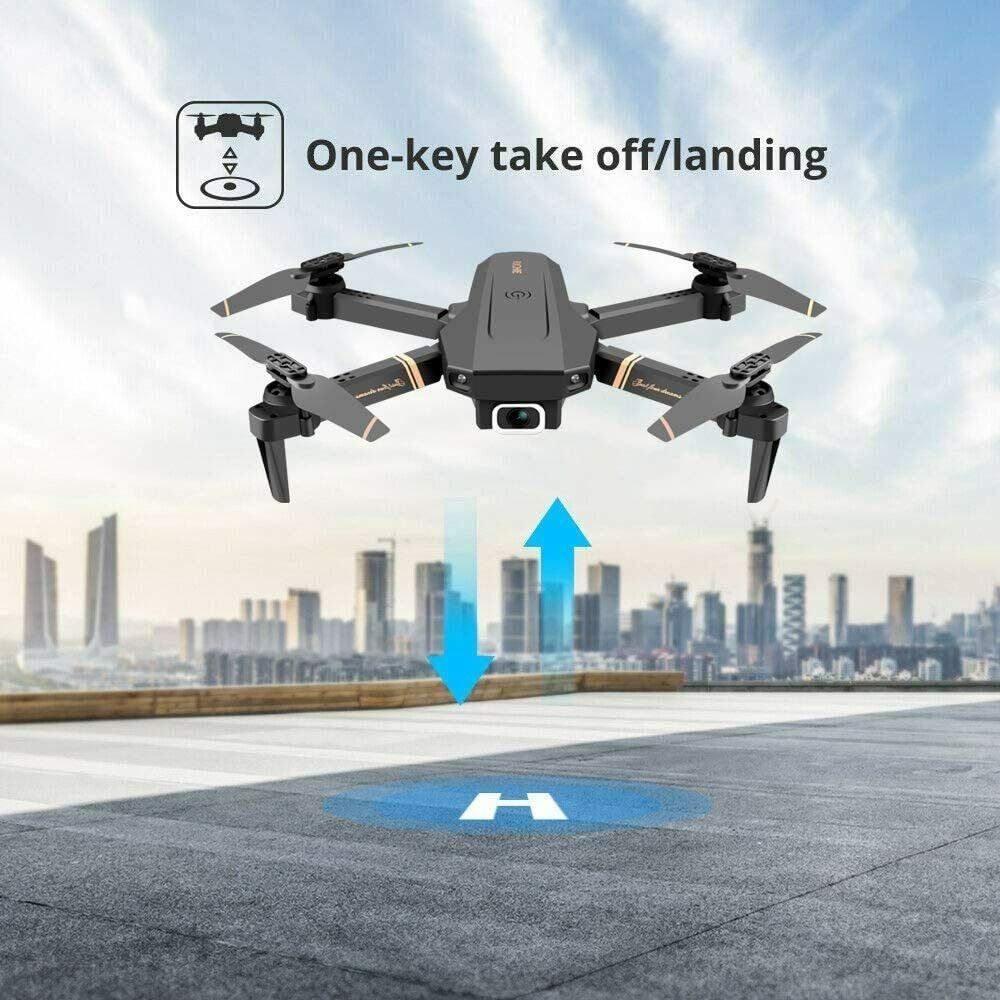 4DRC V4 Drone - 4K 1080P HD Wide Angle Camera WiFi Fpv Dual Camera Foldable Quadcopter Real Time Transmission Dron Gift Toys - RCDrone
