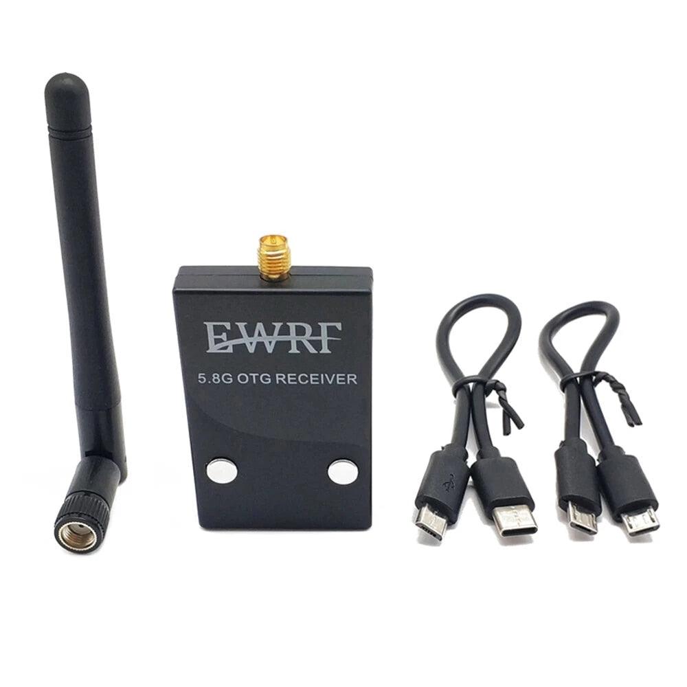 EWRF 5.8G 48CH 720*480 FPV UVC OTG Phone Receiver Video Downlink and 40CH 25mW 700TV Mini VTX Camera For RC Model Drone Car Part - RCDrone