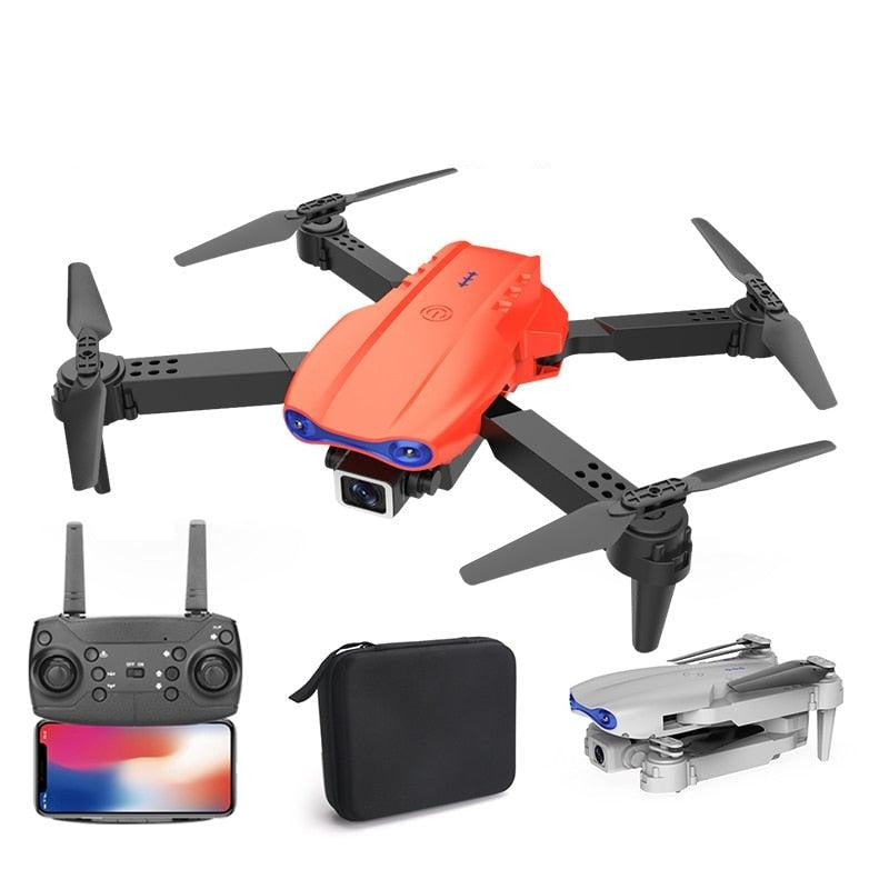 WiFi FPV Drone 4K HD Wide Angle Dual Camera RC Drone Foldable Quadcopter  Gift