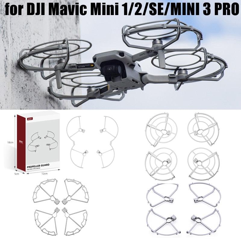 BRDRC For DJI Mini 4 Pro 4Pcs / Set Drone Propeller Guard PC Anti