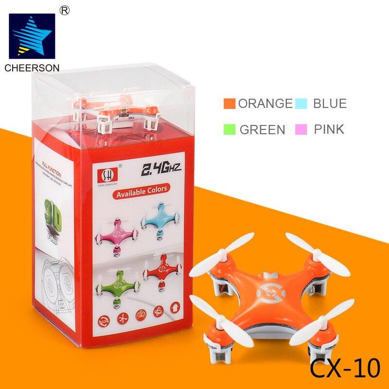 Cheerson CX10 Mini Drone - 4CH 2.4G RC Remote Control Drone Quadcopter Helicopter LED CX 10 Mini Done Toys Gift For Children Gift - RCDrone