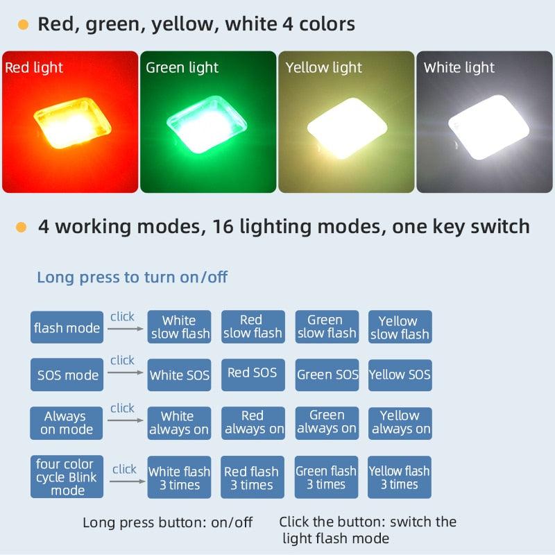 Universal Strobe Light for DJI MAVIC PRO/2/3/SE/MINI 2/MINI 1/AIR/AIR 2/FPV/FIMI X8 SE Drone Flash Lamp Night Flight Light - RCDrone