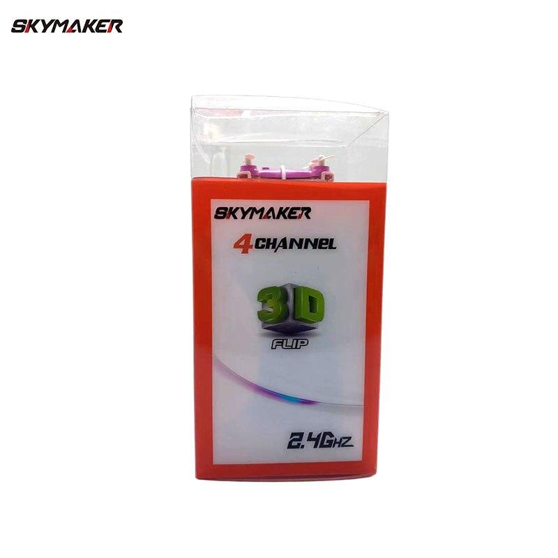 Skymaker CX-STARS World Smallest Drone - 2.4Ghz 4CH 6-axis Mini 360 Roll RC Drones Pocket Hand Throw RC Helicopter For Kids Gift - RCDrone