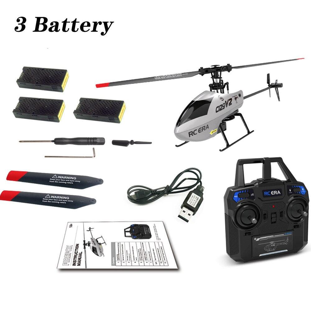 C129 V2 RC Helicopter - 6 Channel Remote Controller Helicopter Charging Toy Drone Model UAV Outdoor Aircraft RC Toy - RCDrone