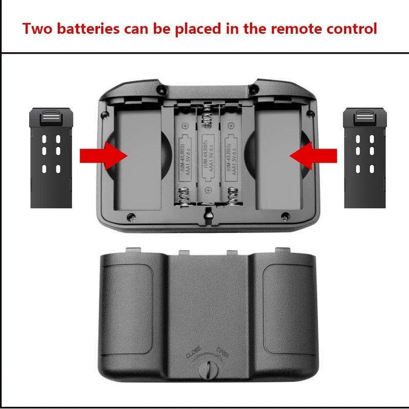 KBDFA XT6 Mini Drone - 4K 1080P HD Camera WiFi FPV Air Pressure Altitude Hold Foldable Quadcopter RC Drone Children's Toy Boy Gift - RCDrone