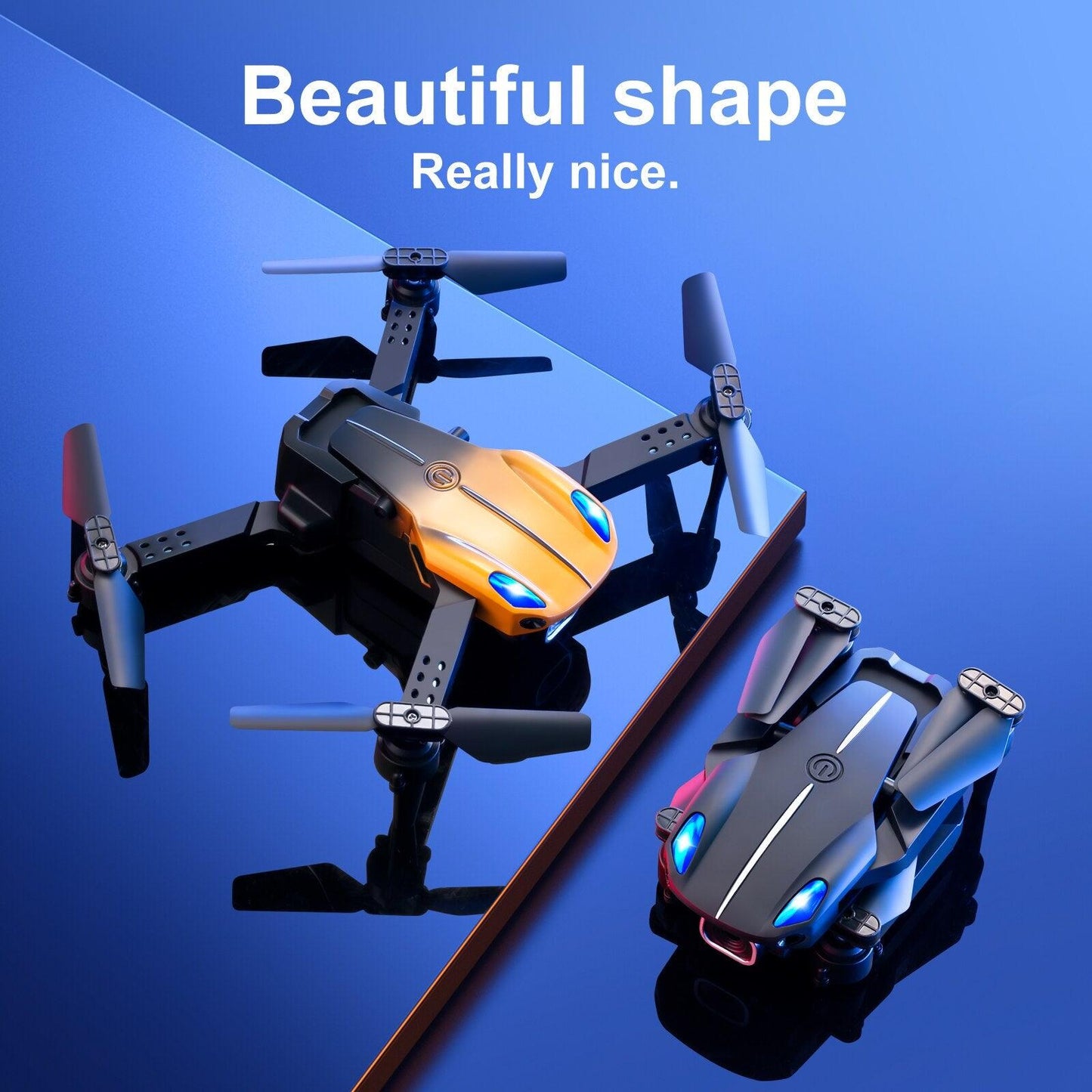 KBDFA KY907 Mini Drone - 4K HD Dual Camera Drone Automatic Obstacle Avoidance Foldable Quadcopter FPV Height Keep RC Dron Toy Gift - RCDrone