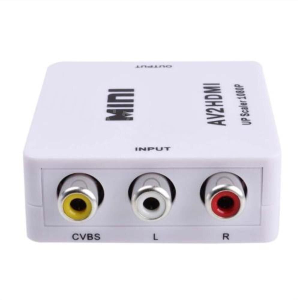 Mini HDMI to AV Converter 3RCA Composite TV/PC/PS3/Blue-ray DVD 1080P For FPV Airplane - RCDrone