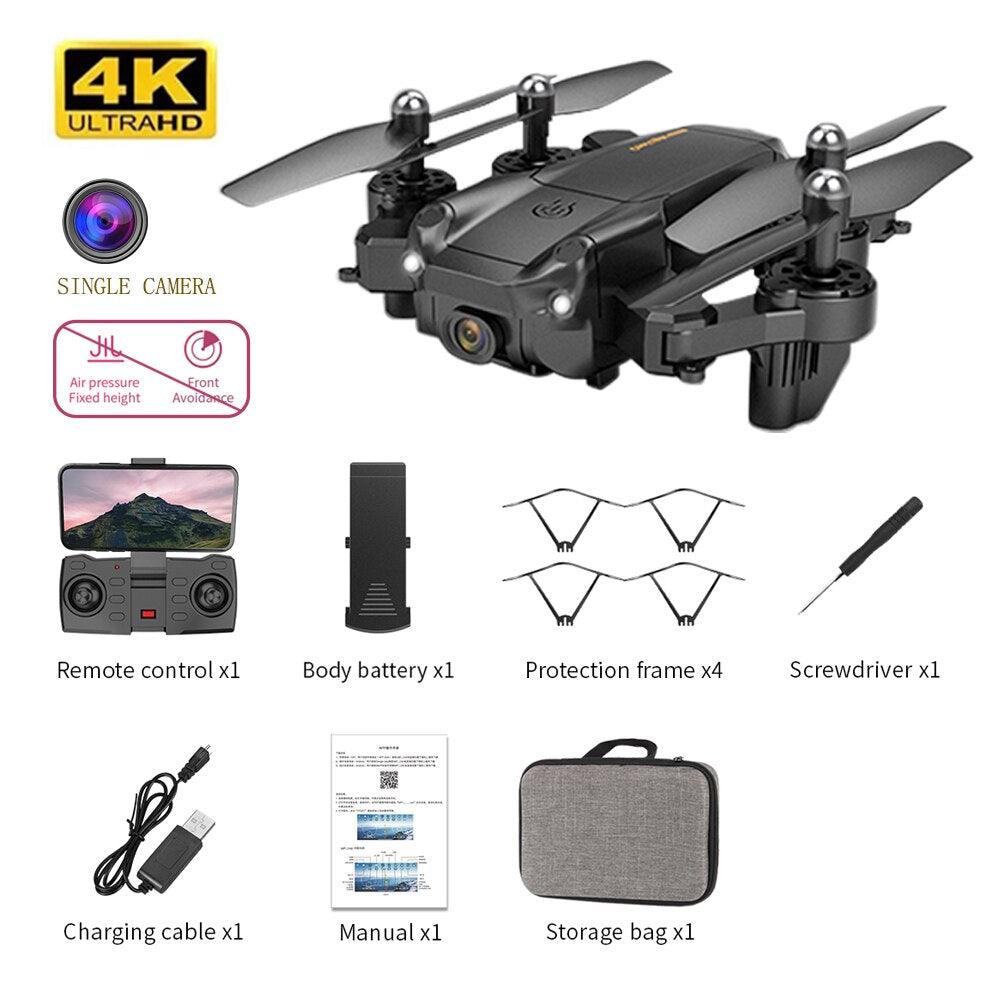 S27 Drone - RC Quadcopter Helicopter with 4K HD Camera Optical flow WIFI FPV Racing Dron Wide Angle Foldable Toy RTF - RCDrone