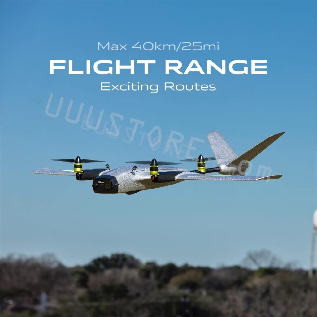 OMPHOBBY ZMO VTOL RC AirPlane - HD Transmission One Key Return 60mins Flight Time For DJI Goggles and Remote Control Fixed Wing Aircraft RC Plane - RCDrone