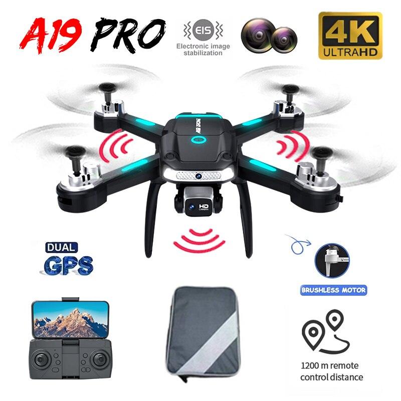 seks Teleurgesteld vervolging A19 Pro Drone - 2023 New GPS Professionele Dual Hd Camera Optische Str –  RCDrone