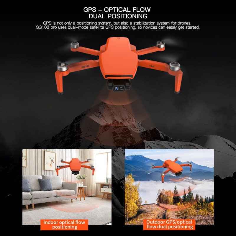 G108 Pro MAx Drone - 4K HD 2-Axis Gimbal Professional Camera 5G WiFi GPS 28Mins Flight Time Foldable Quadcopter RC Toys Professional Camera Drone - RCDrone