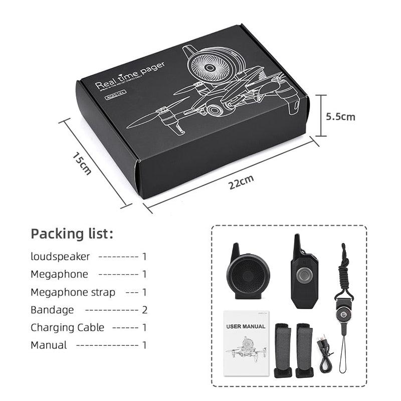 Universal Wireless Loud Speaker Megaphone for DJI Mavic 3 Mini 1 2 SE Pro Air 1 2 2S Spark 2 Pro Zoom FIMI X8 Zion SG906 ICAT 2 - RCDrone