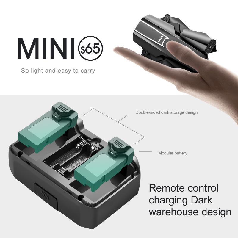 KBDFA S65 4K Mini Drone - HD WIFI FPV 1080P Camera Height Hold RC Foldable Quadcopter Dron Rc Helicopter Drone Gift Toy - RCDrone